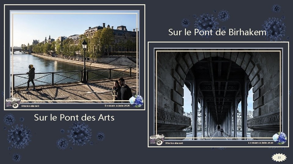 Sur le Pont de Birhakem Sur le Pont des Arts 23 