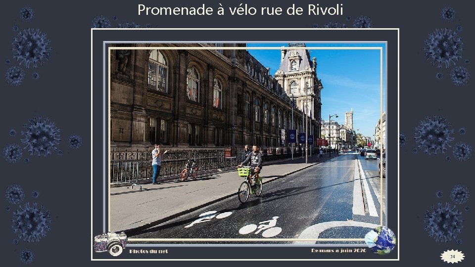 Promenade à vélo rue de Rivoli 34 