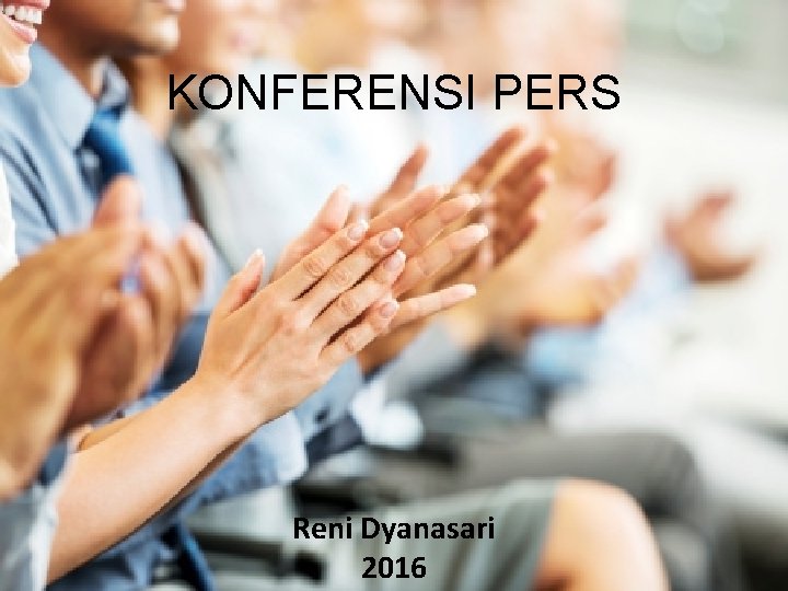 KONFERENSI PERS Reni Dyanasari 2016 