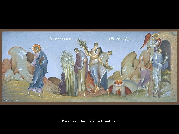 Parable of the Sower -- Greek Icon 