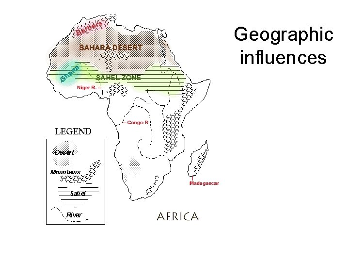 Geographic influences 