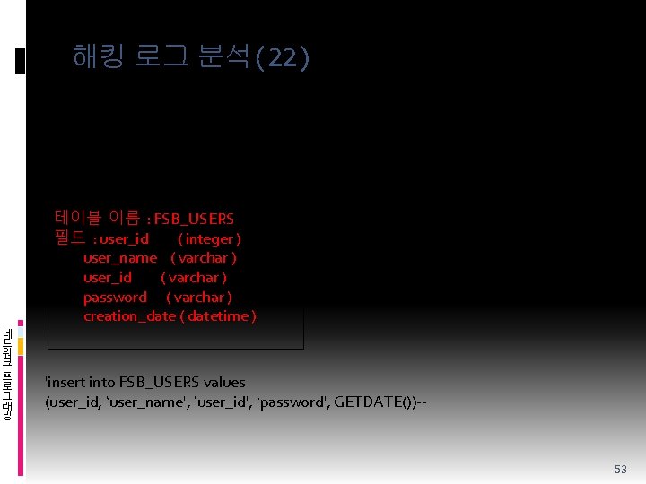 해킹 로그 분석(22) v SQL Injection 공격로그 – 그 네 번째 결론 : 결국