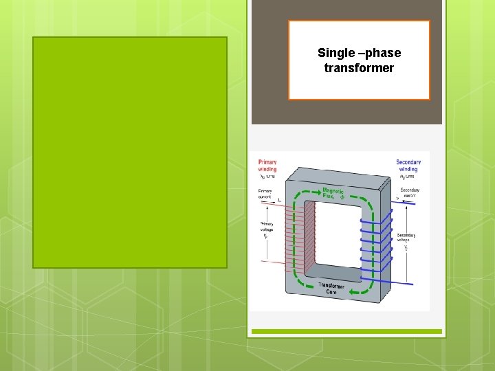 Single –phase transformer 