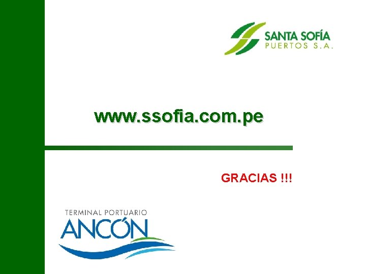 www. ssofia. com. pe GRACIAS !!! 
