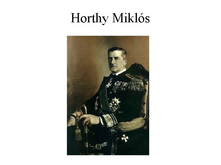 Horthy Miklós 