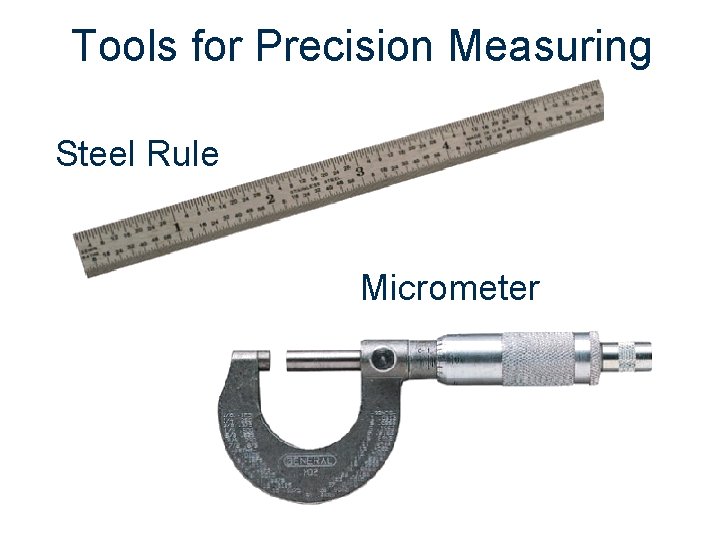 Tools for Precision Measuring Steel Rule Micrometer 