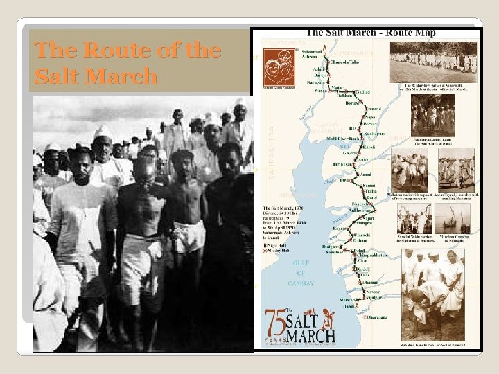 The Route of the Salt March 