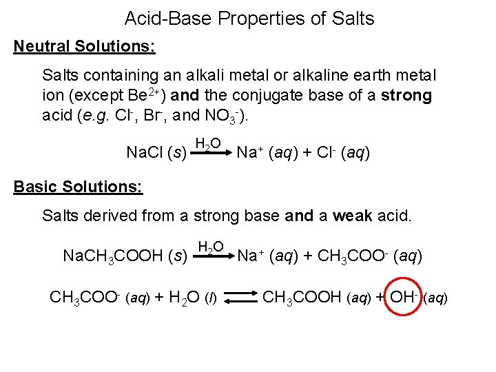 Acids And Bases Chapter 15 Acid And Base