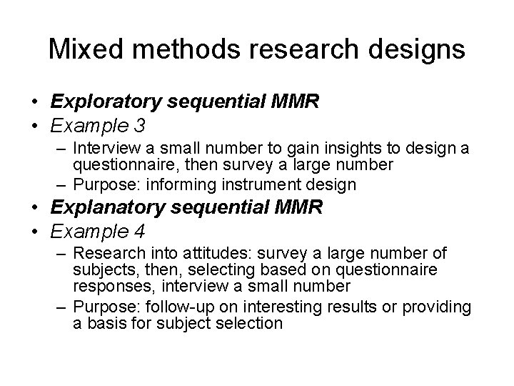Mixedmethods data analysis September 2011 Richard Watson Todd