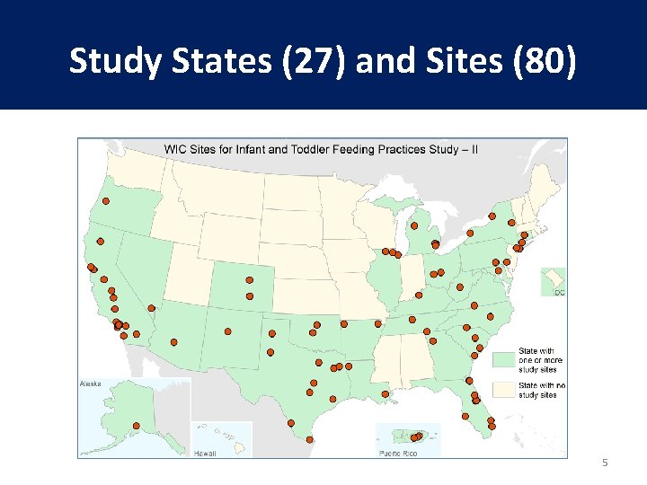 Study States (27) and Sites (80) 5 