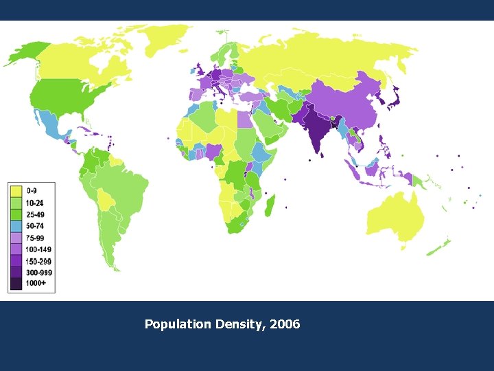 Population Density, 2006 