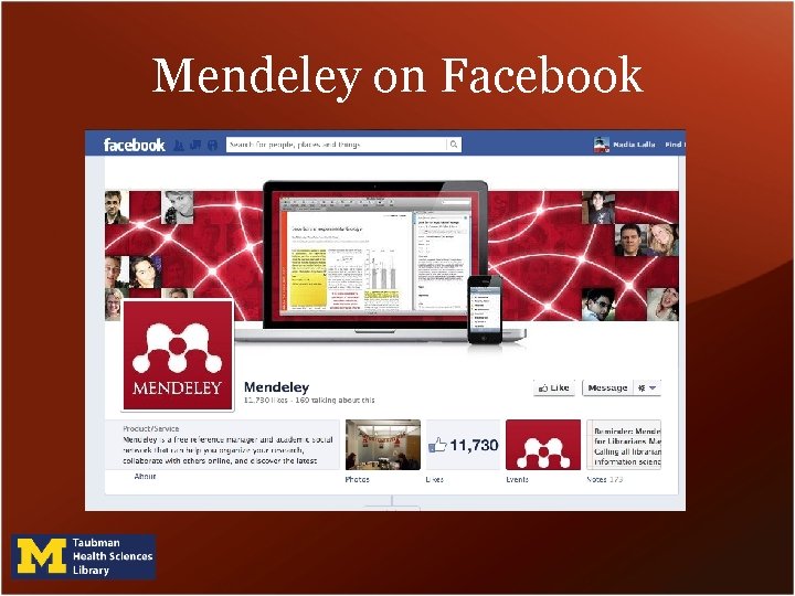 Mendeley on Facebook Mendeley on Facebook