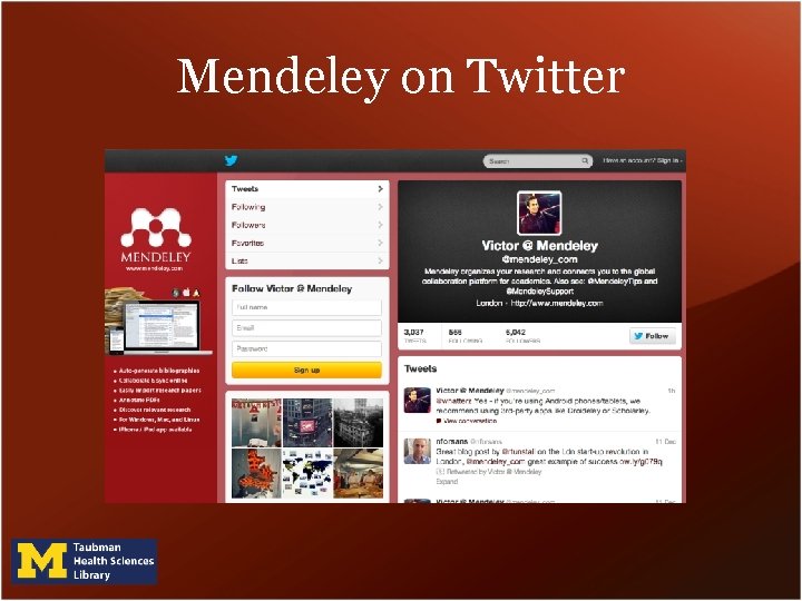 Mendeley on Twitter Mendeley on Twitter