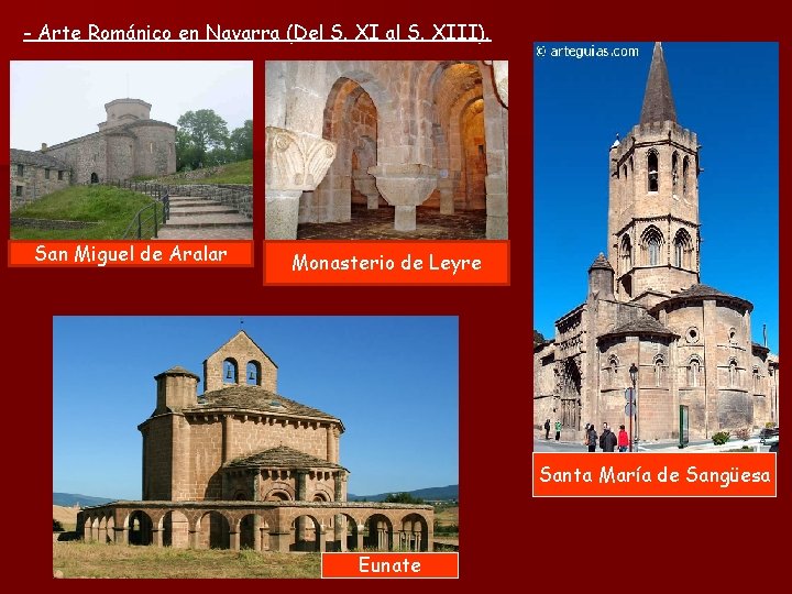 - Arte Románico en Navarra (Del S. XI al S. XIII). San Miguel de