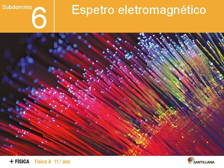 6 Subdomínio Unidade Espetro eletromagnético 