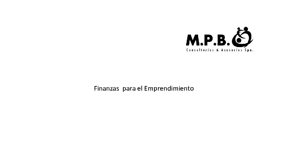 Finanzas para el Emprendimiento 