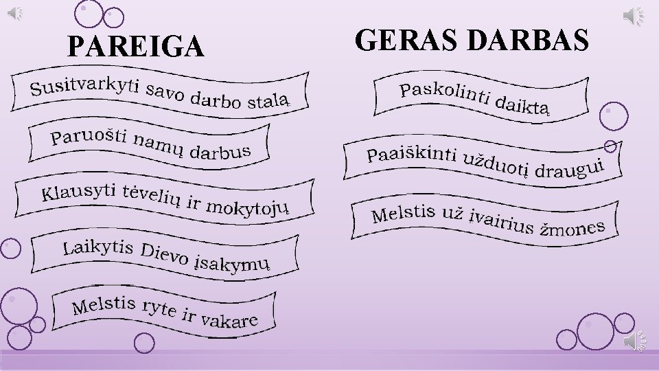 PAREIGA GERAS DARBAS 