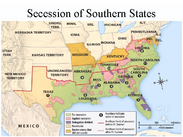 Secession of Southern States 