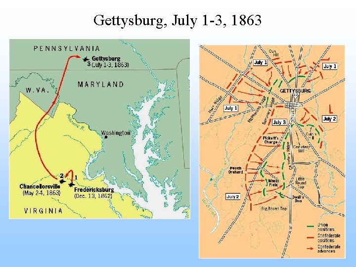 Gettysburg, July 1 -3, 1863 