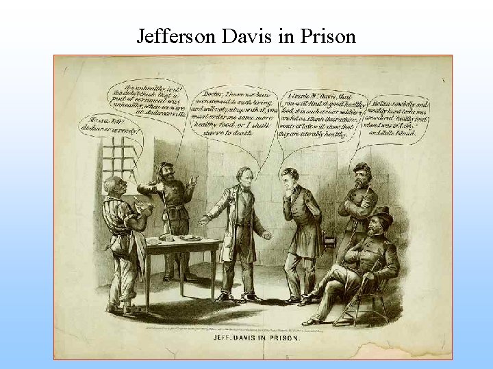 Jefferson Davis in Prison 