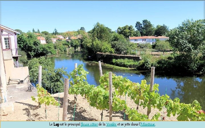 Le Lay est le principal fleuve côtier de la Vendée et se jette dans