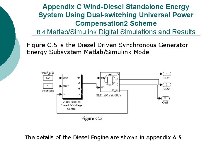 Appendix C Wind-Diesel Standalone Energy System Using Dual-switching Universal Power Compensation 2 Scheme B. Appendix C Wind-Diesel Standalone Energy System Using Dual-switching Universal Power Compensation 2 Scheme B.