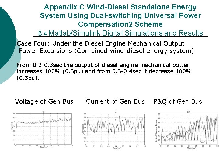 Appendix C Wind-Diesel Standalone Energy System Using Dual-switching Universal Power Compensation 2 Scheme B. Appendix C Wind-Diesel Standalone Energy System Using Dual-switching Universal Power Compensation 2 Scheme B.