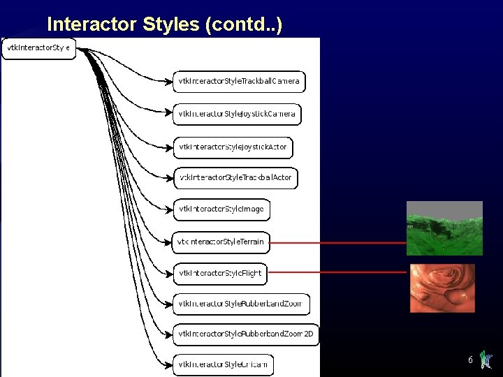 Interactor Styles (contd. . ) 6 