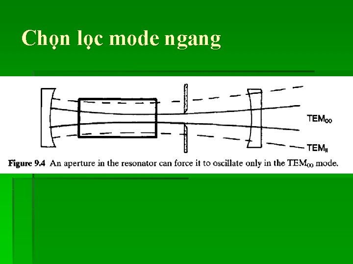 Chọn lọc mode ngang 