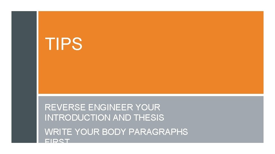 SURVIVING YOUR FINAL ESSAY PART 1 IMPROVING ESSAY
