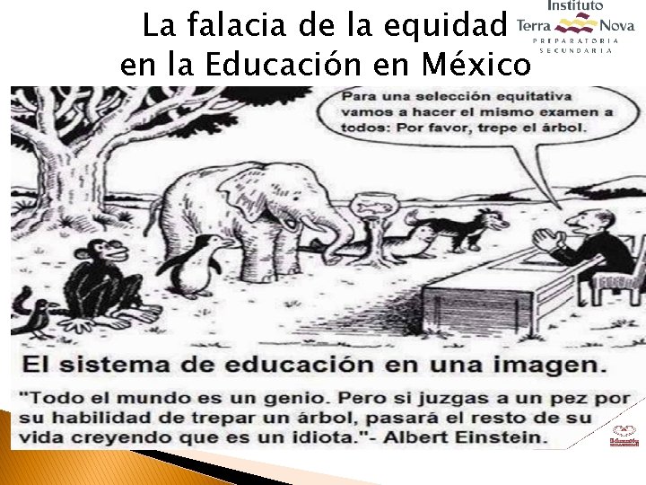 La falacia de la equidad en la Educación en México 