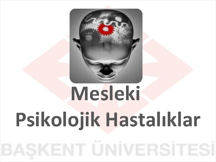 Mesleki Psikolojik Hastalıklar 