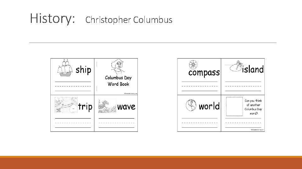 History: Christopher Columbus 