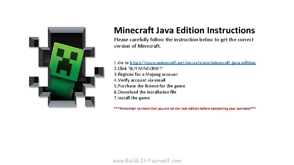 Minecraft Preworkshop Guide How To Set Up Minecraft