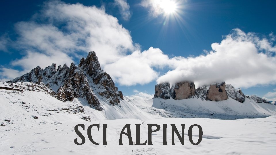 SCI ALPINO 