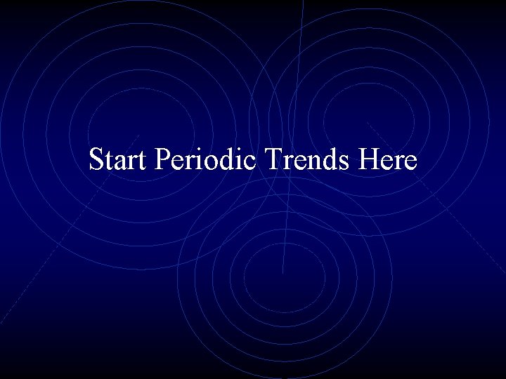 Start Periodic Trends Here 