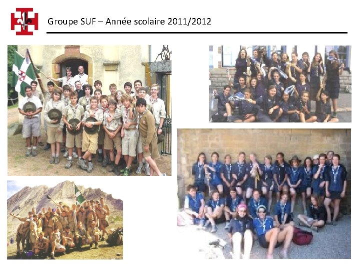 Groupe SUF – Année scolaire 2011/2012 