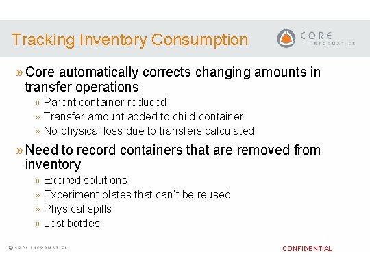 Tracking Inventory Consumption » Core automatically corrects changing amounts in transfer operations » Parent Tracking Inventory Consumption » Core automatically corrects changing amounts in transfer operations » Parent