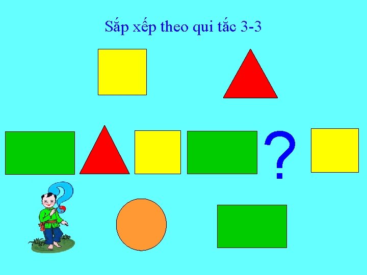 Sắp xếp theo qui tắc 3 -3 ? 
