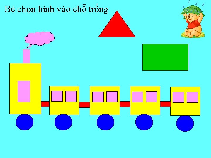 Bé chọn hình vào chỗ trống 