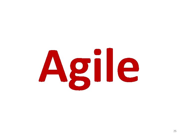 Agile 25 