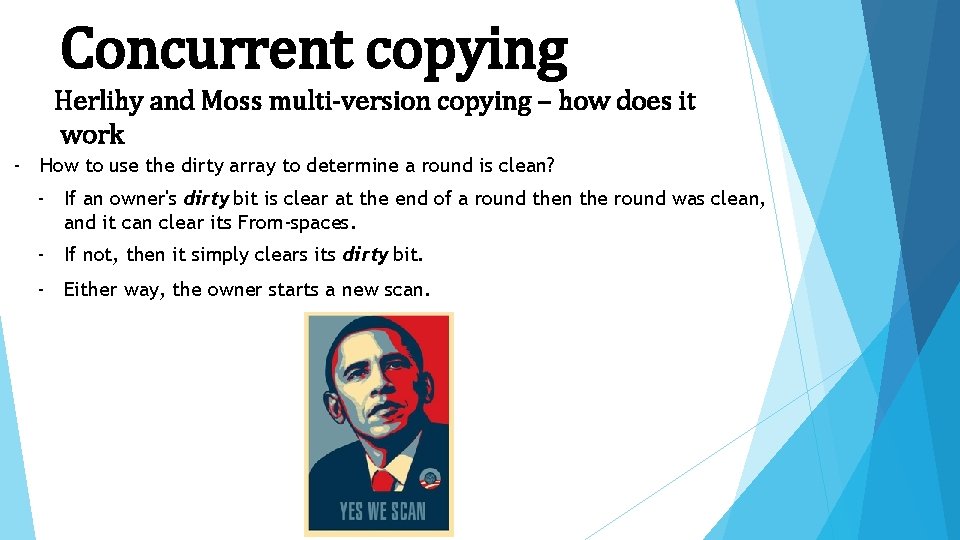 Concurrent copying Herlihy and Moss multi-version copying – how does it work - How