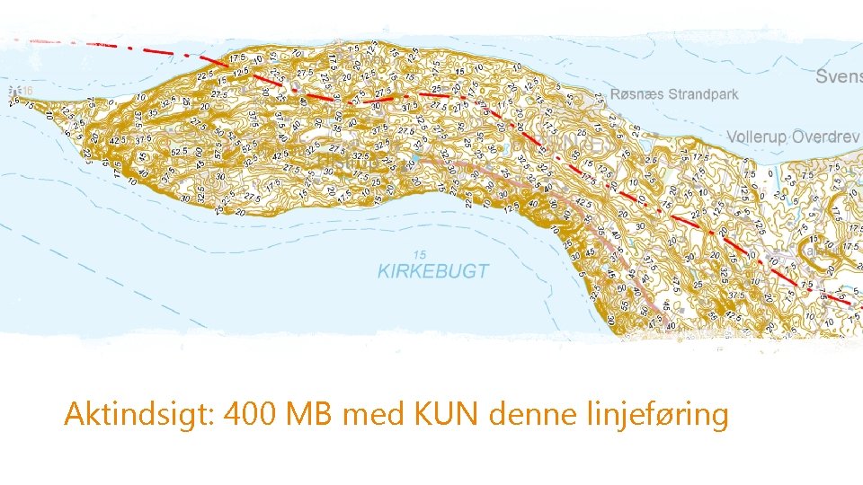 Aktindsigt: 400 MB med KUN denne linjeføring 