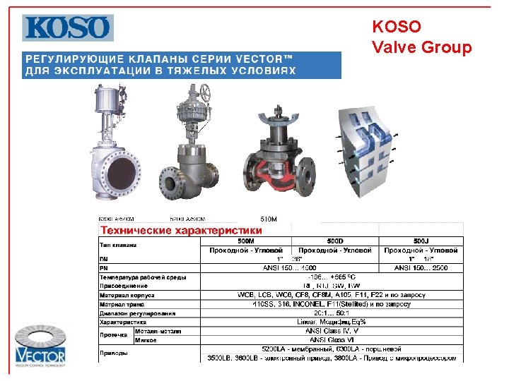 KOSO Valve Group 