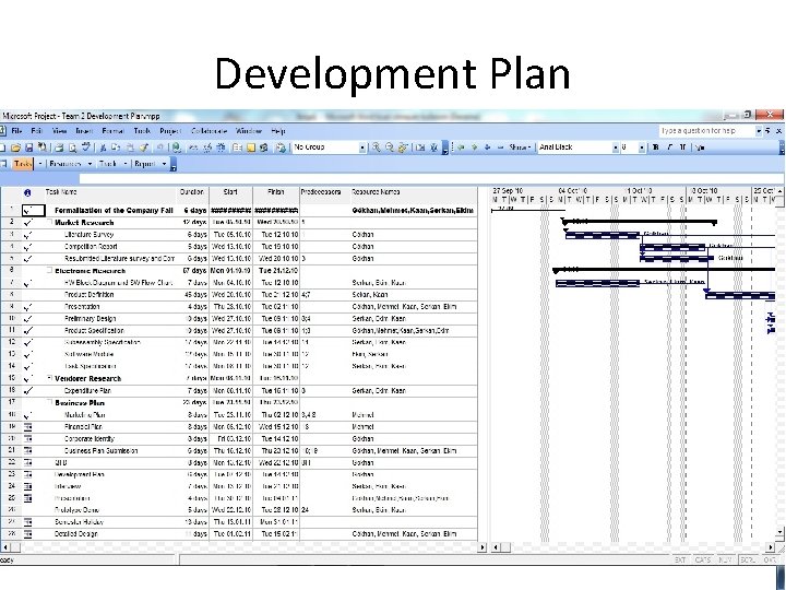 Development Plan 