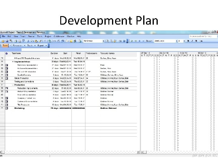 Development Plan 