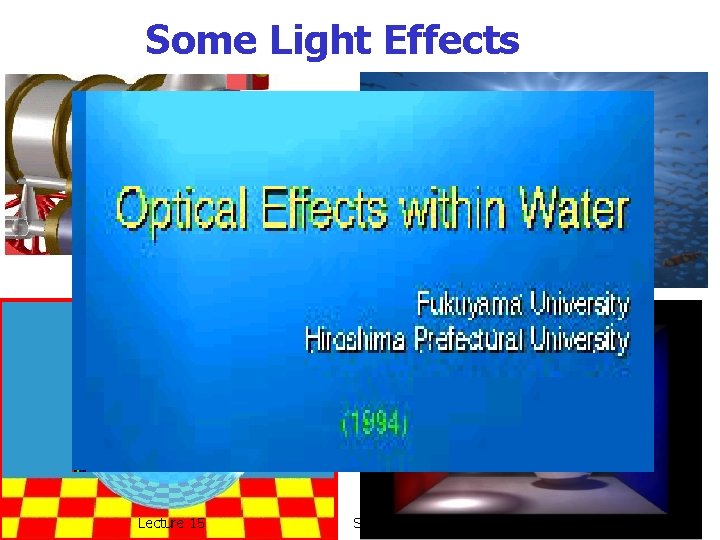 Some Light Effects Lecture 15 Slide 45 45 