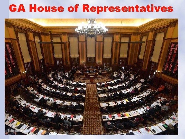 GA House of Representatives 