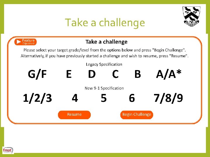 Take a challenge 