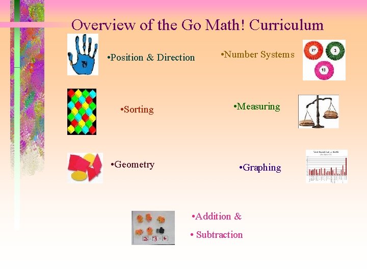 Overview of the Go Math! Curriculum • Position & Direction • Number Systems •